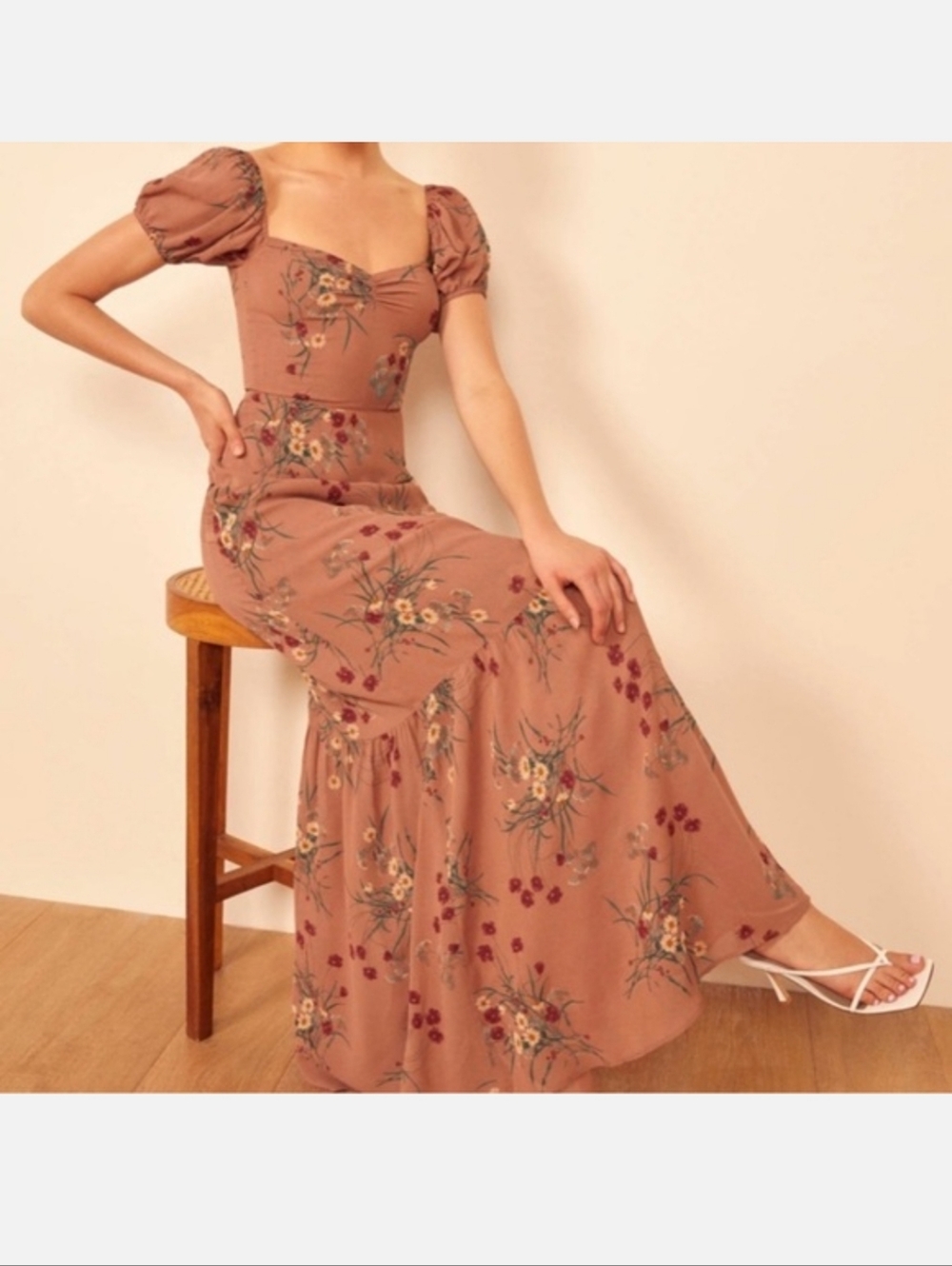 Reformation Farrow Floral Maxi Dress Size 12